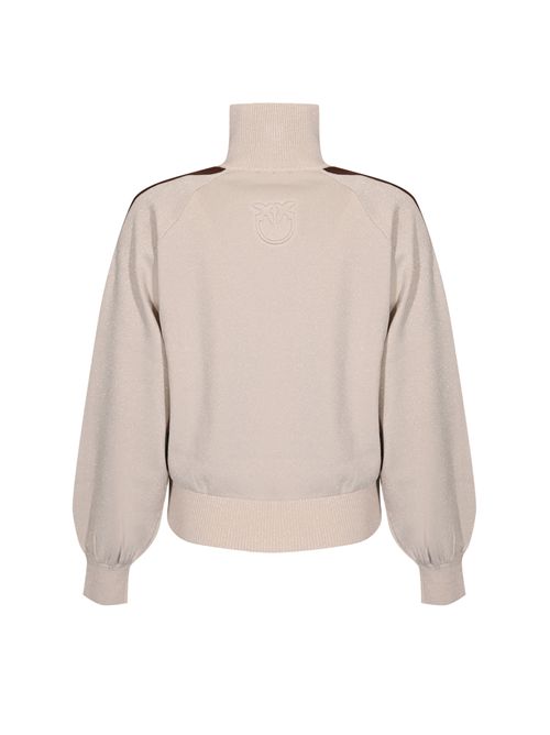 Maglia Stagione in felpa piquet lurex con zip PINKO | 106336 A34DC44